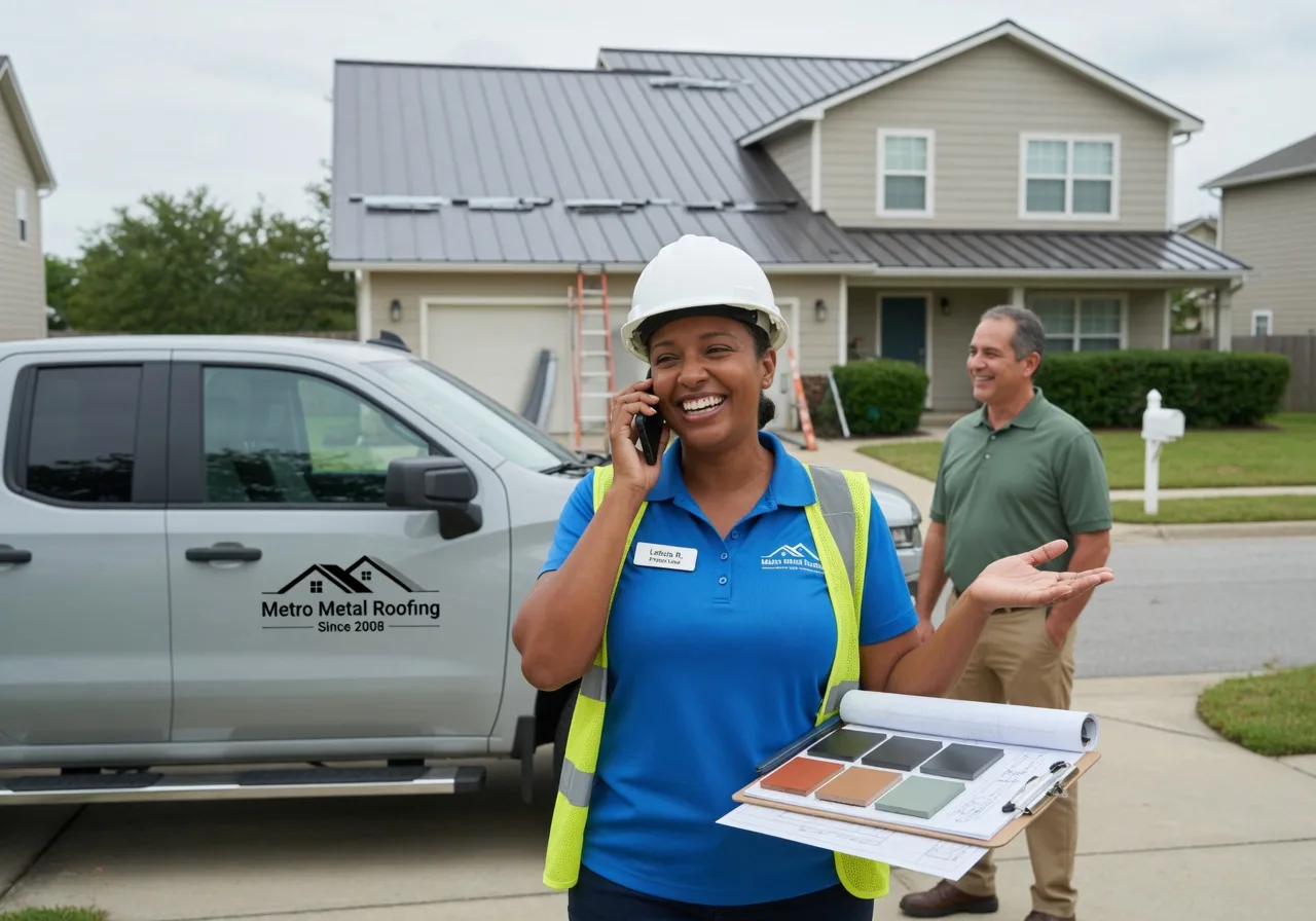 Storm Damage Metal Roof Repair in Mouthcard, KY